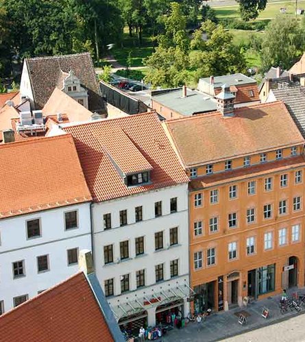 Luftbild Cranach-Haus Markt 4